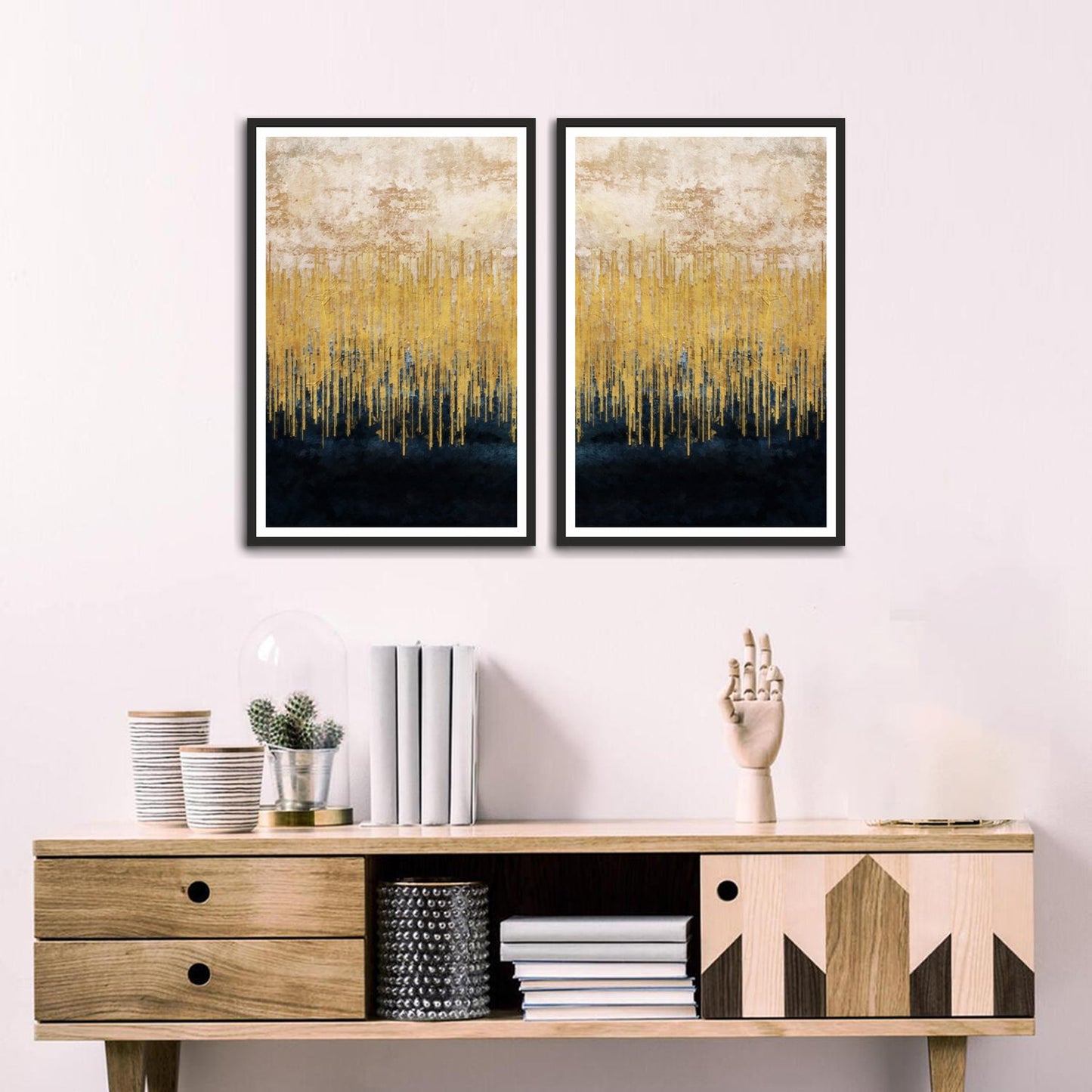 Beautiful Abstract Set of 2 Wall Frames