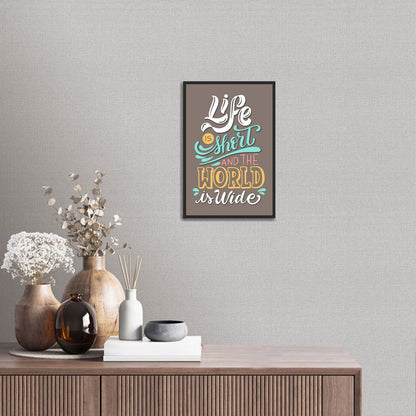 Beautiful Thoughts with Premium Single  Wall Hanging