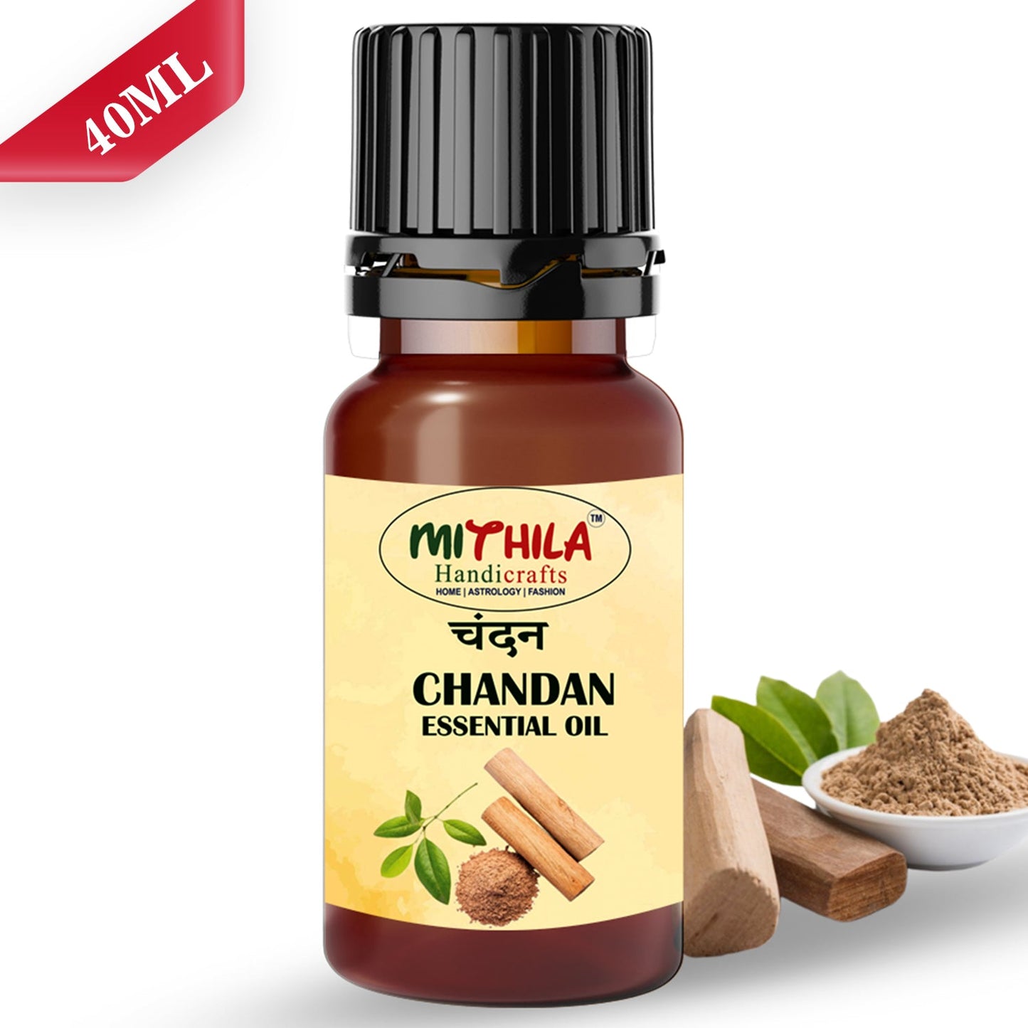 Sandalwood Essential Oil For Skin, Hair Care, Home Fragrance, Aroma Therapy 40ml