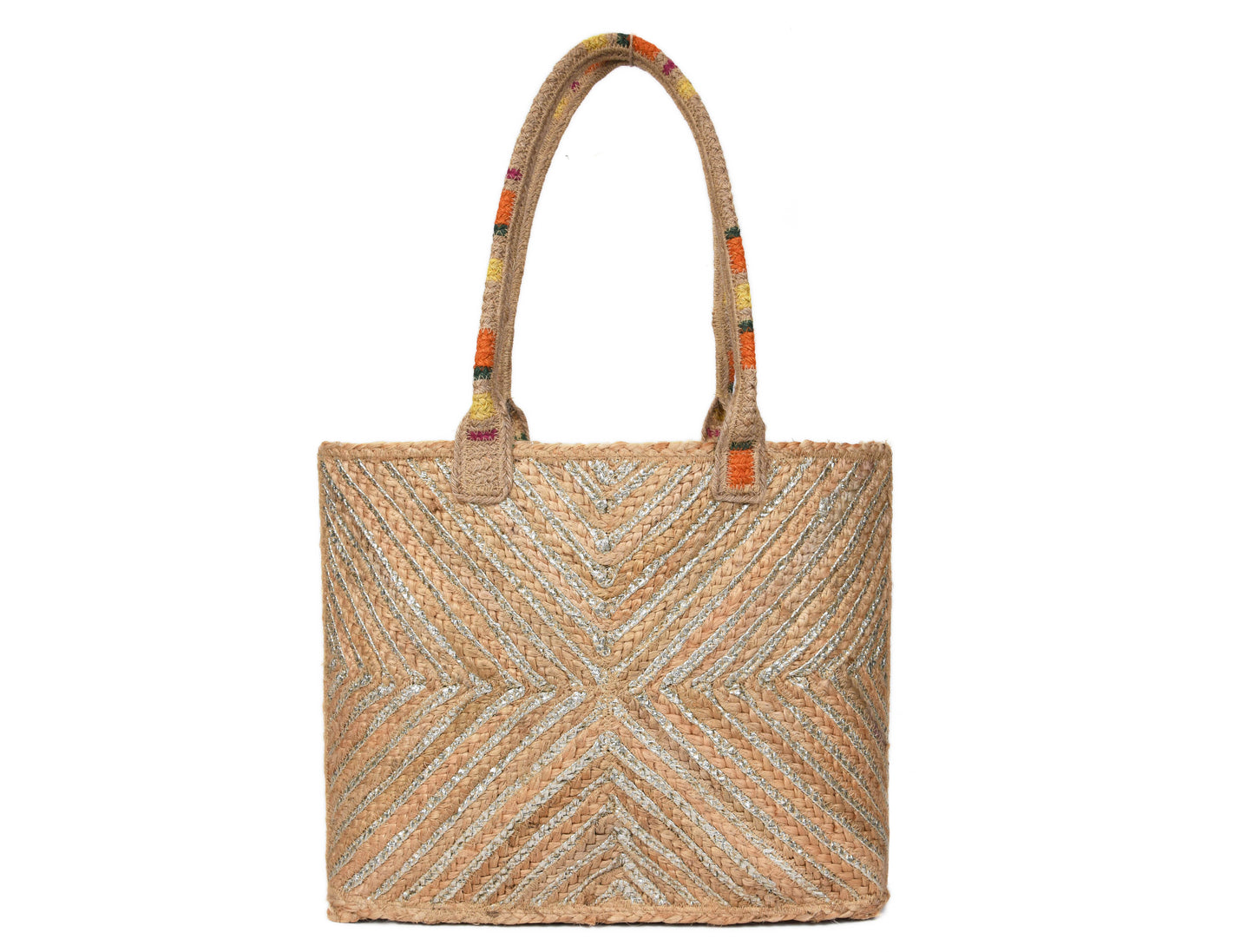 Western Style Jute Totes Bags for Women