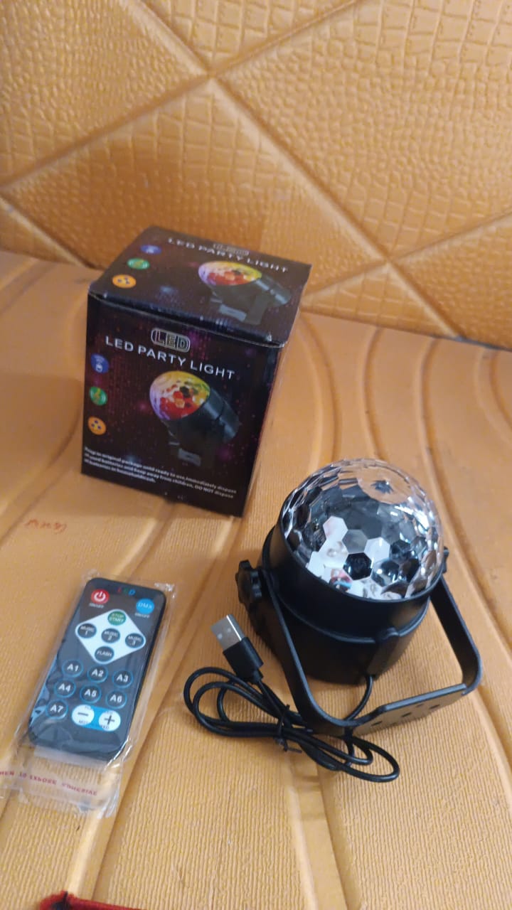 Party Lights, DJ Stage Light Disco Ball Light USB Charging Party Stage Lamp Party Light for Home Bar Car Wedding Holiday Party, Party Gift Kids Birthday