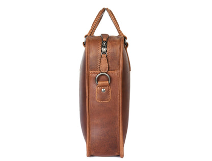 Crest Leather Messenger Bag for Office - ( PB-285 )