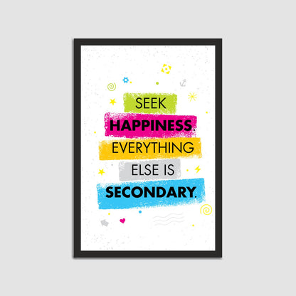 Motivational Thoughts Single Wall Hanging