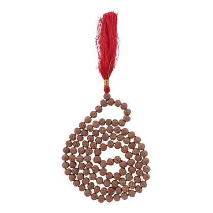 6 Face Rudraksha Mala 108 Beads Lab Certified | chah Mukhi Rudraksha | Natural | | rudraksha mala 108 beads| 108 beads rudraksha mala