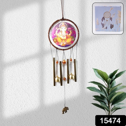 Lord Ganesh Wind Chimes Outdoor Hanging Wind Chime (1 Pc)