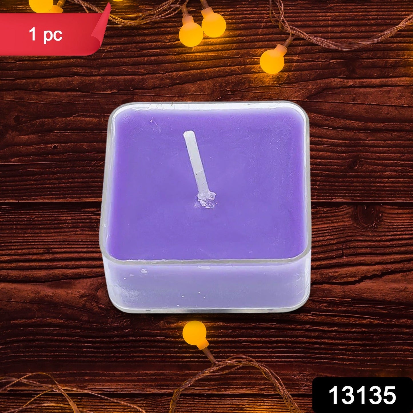 Smokeless Scented Acrylic Lavender Tealight Candles | Scented Acrylic Tealight Candle Set of 1 for Home Decoration and Celebrations | Long Burning Time Candle, Diwali (1 Pc / Mix Color)