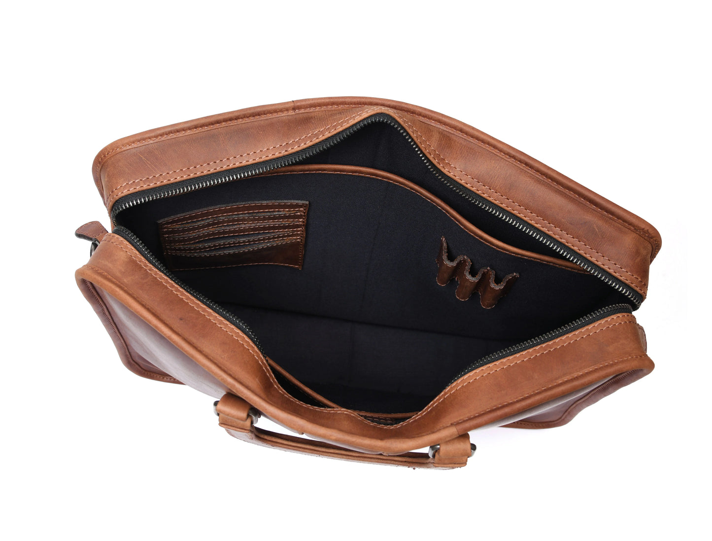 Crest Leather Messenger Bag for Office - ( PB-285 )