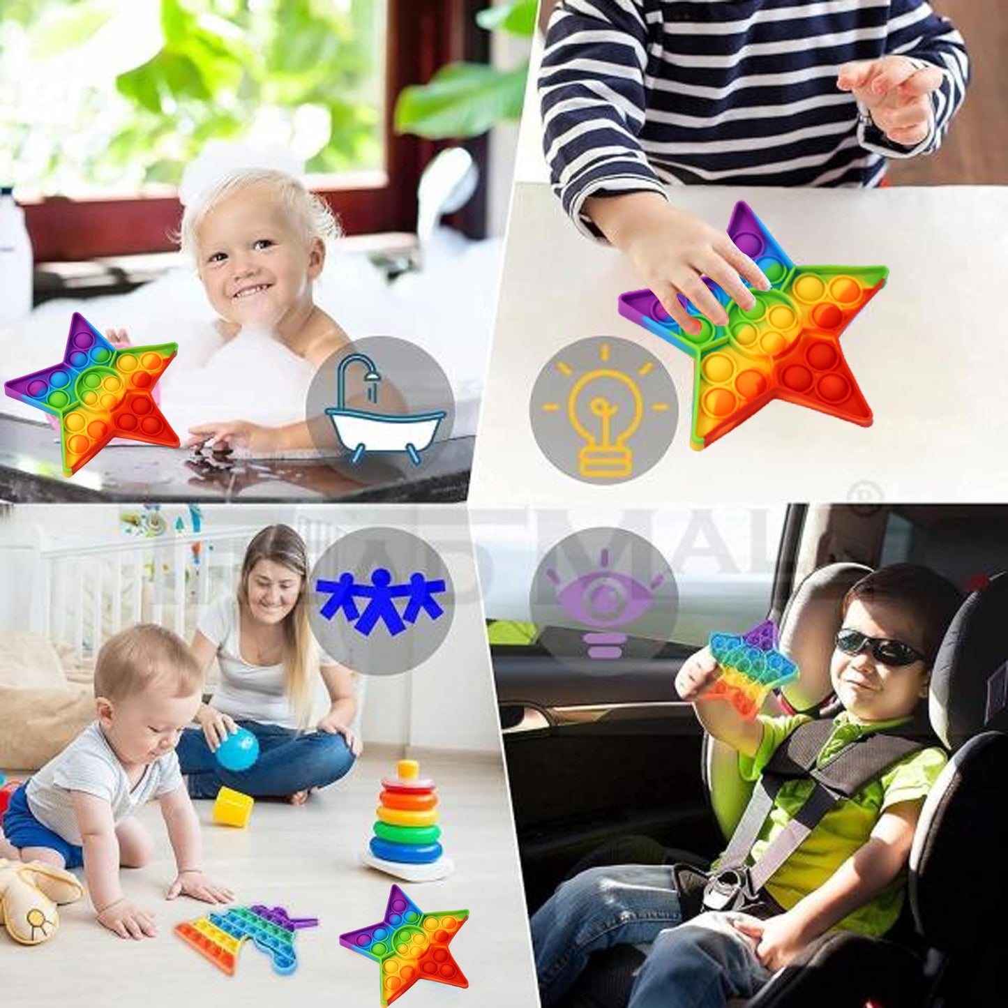 8067s Push Pop Bubble Fidget Sensory Toyautism Special Needs Silicone Stress Relief Toygreat Fidget Toy Sensory Toys Novelty Gifts For Girls Boys Kids Adults