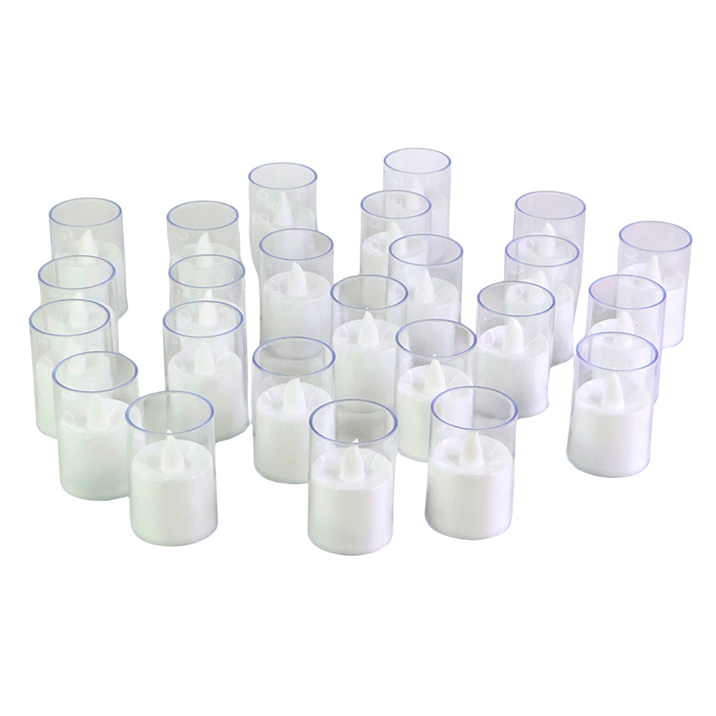Smokeless Led Tealight Candles (24 Pc)
