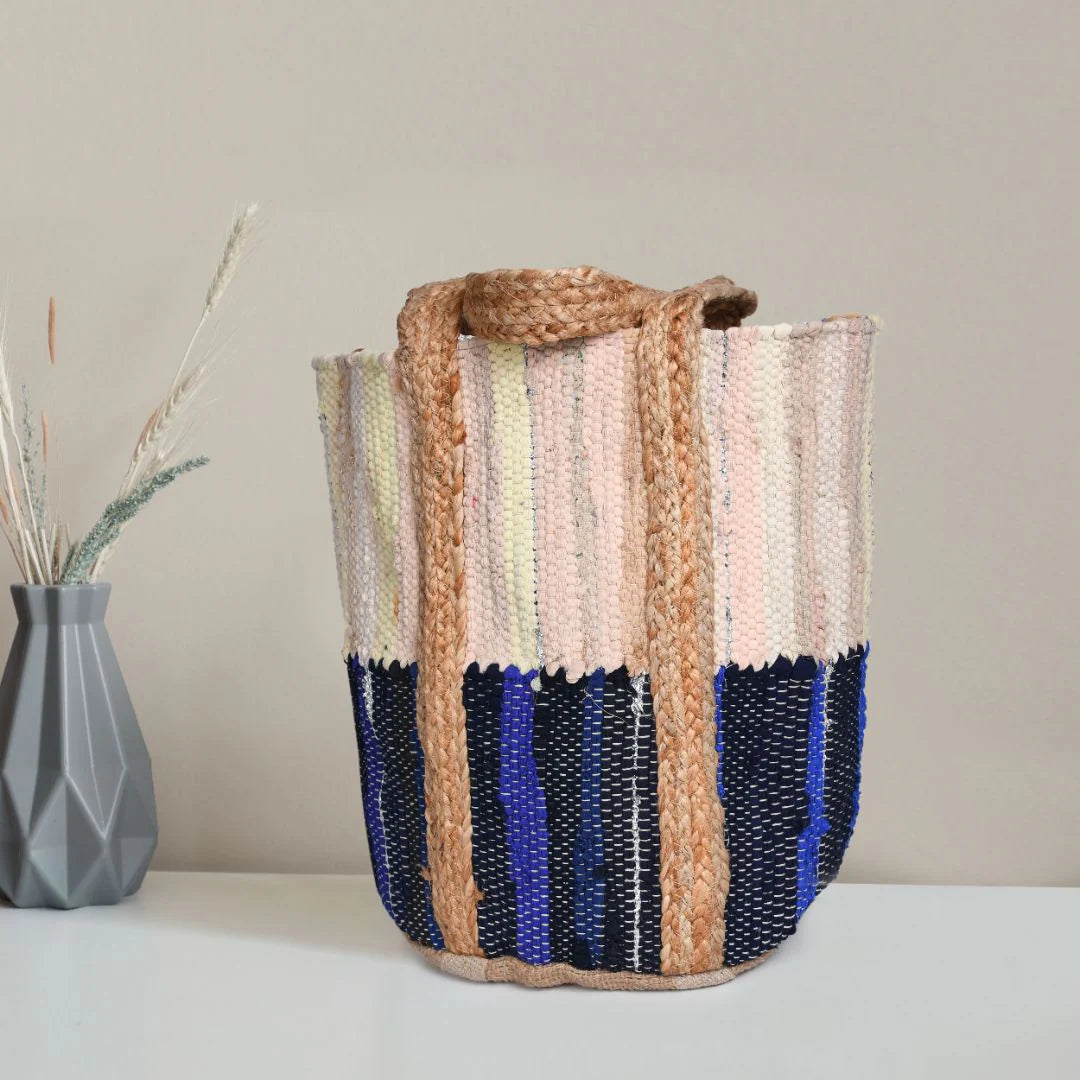 Wild Weave Jute Tote Bag