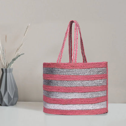 Organic Jute Tote Bag ( LB - 788 )