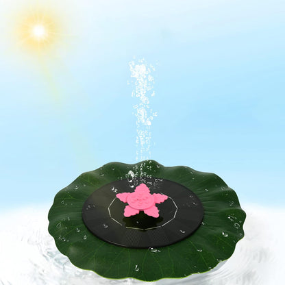 Decorative Solar-powered Floating Water Fountain Pump