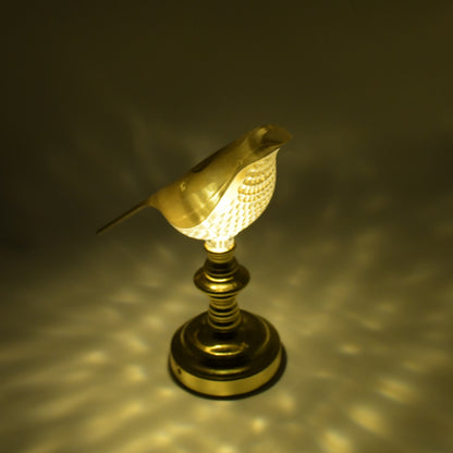 8442 Sparrow Led Table Lamp Crystal Decoration Lamp Soft Light  Energy Saving Lamp (1 Pc)