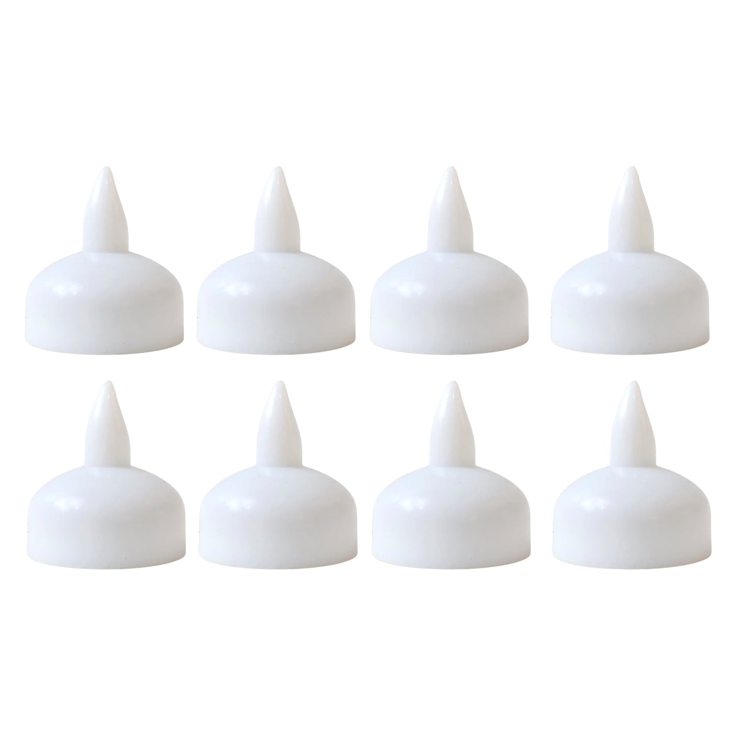 Round Led Flameless Tealight Candles - (8 Pc)