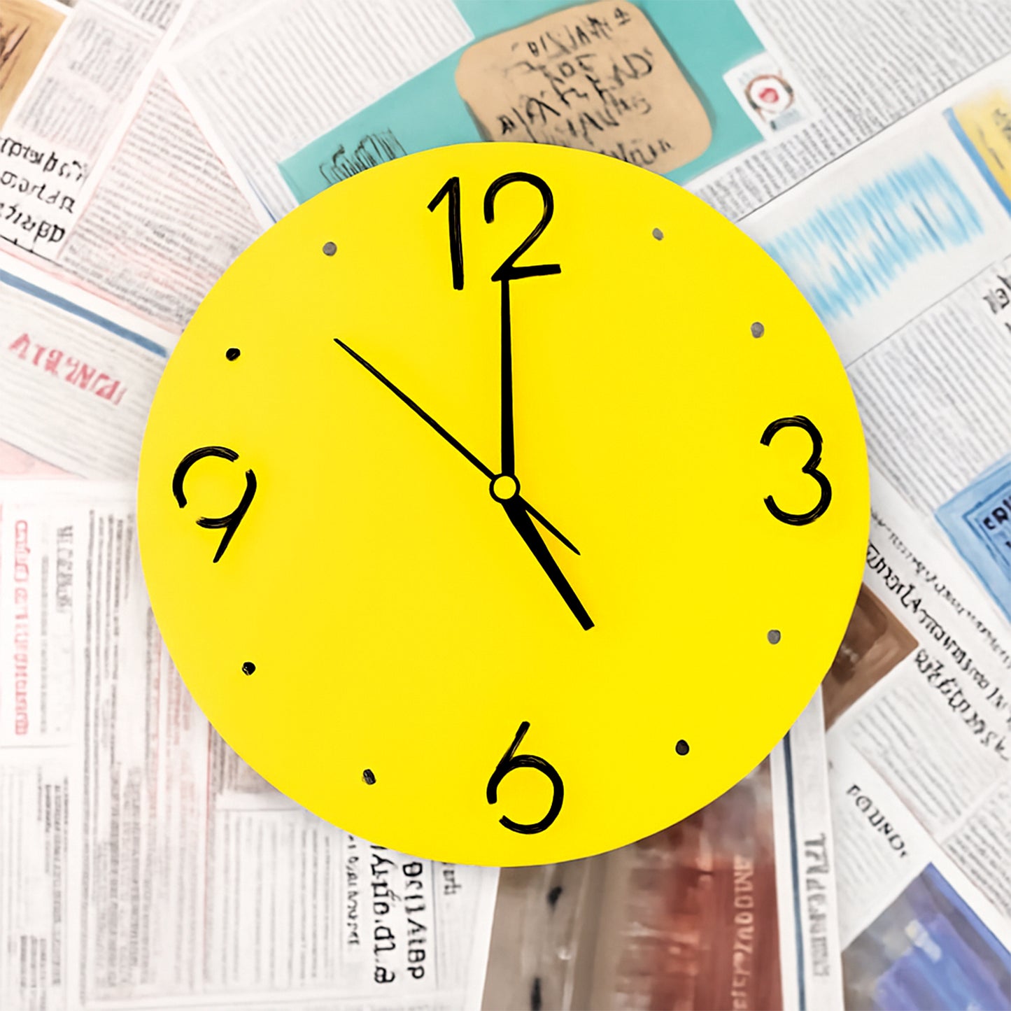 Modern Minimalist Wall Clock For Home  Office Dcor (1 Pc)