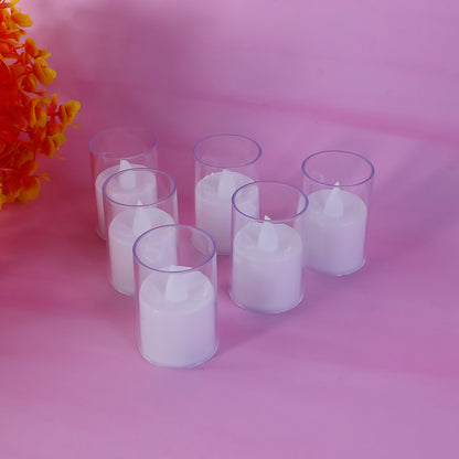 Flameless Led Votive Candles - (Set)