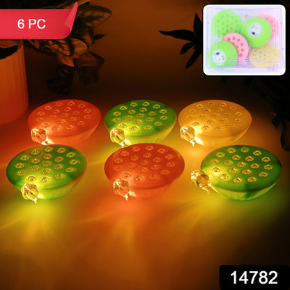 Set Of 6 Lotus Canopy Led Decorative Lamps