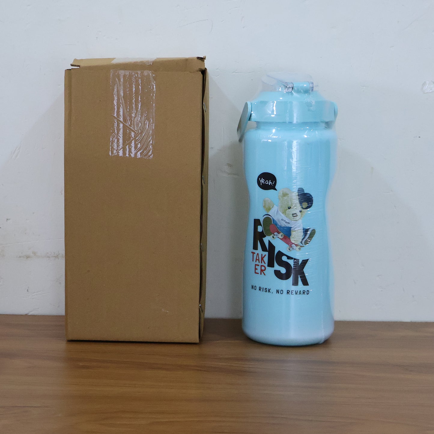 Risk Taker Printed Water Bottle 2000ml + 900ml + 300ml - (3 Pc  Set)