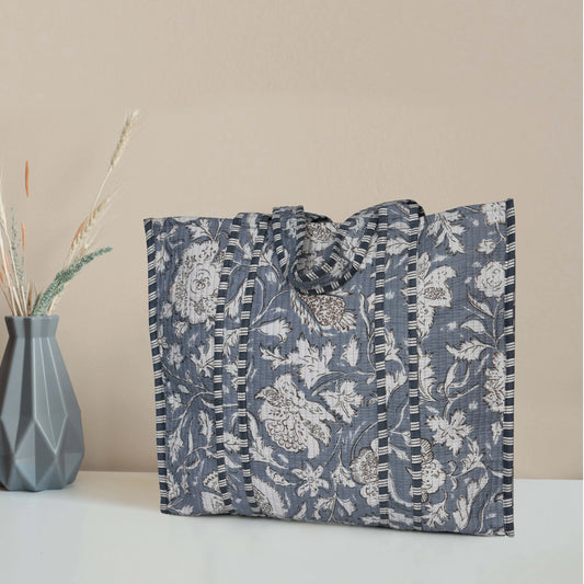 Quilted Cotton Tote Bags