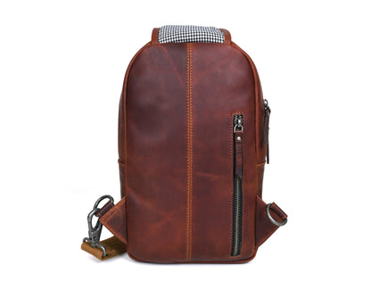 Leather Mini Backpack - Multicolor