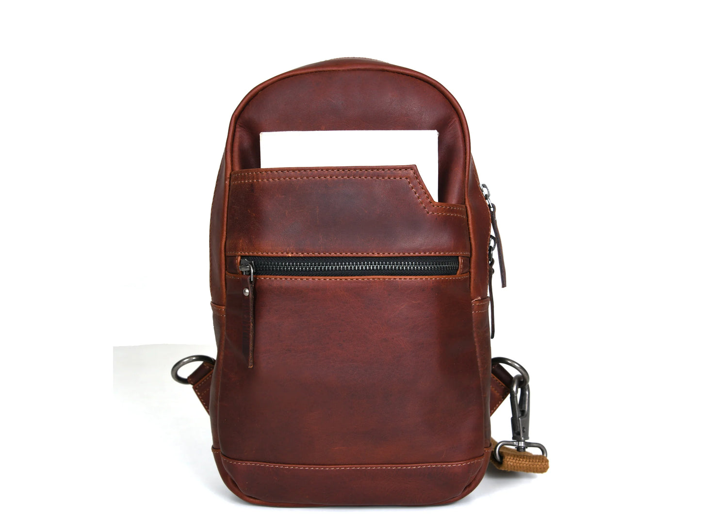 Leather Mini Backpack - Multicolor