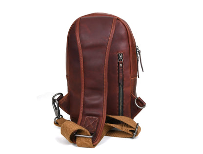 Leather Mini Backpack - Multicolor