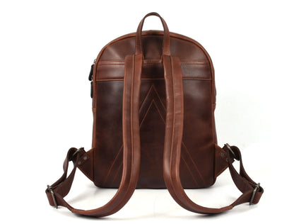 Velour Leather Backpack