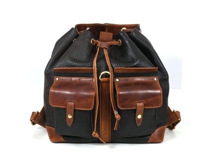 Leather Multipocket Backpack