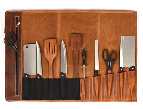 Leather Knife Roll