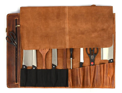 Leather Knife Roll