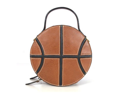 Leather Round Crossbody Bag | LB-520