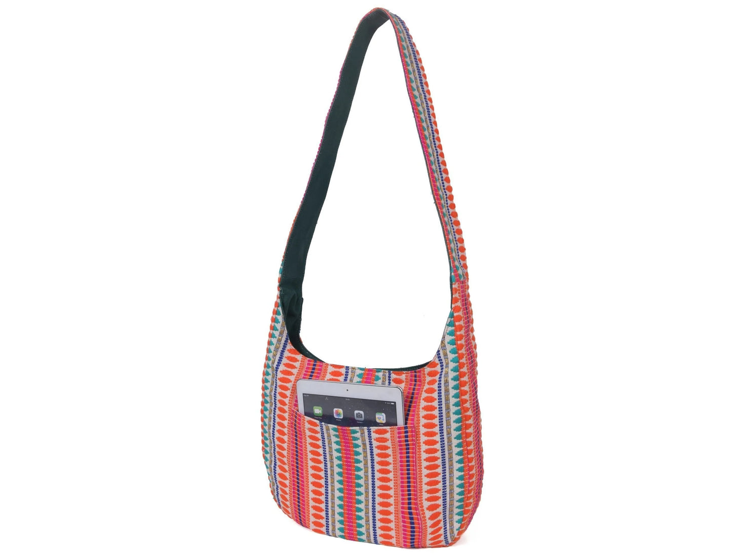 Illinois Jacquard Reversible Sling Bag