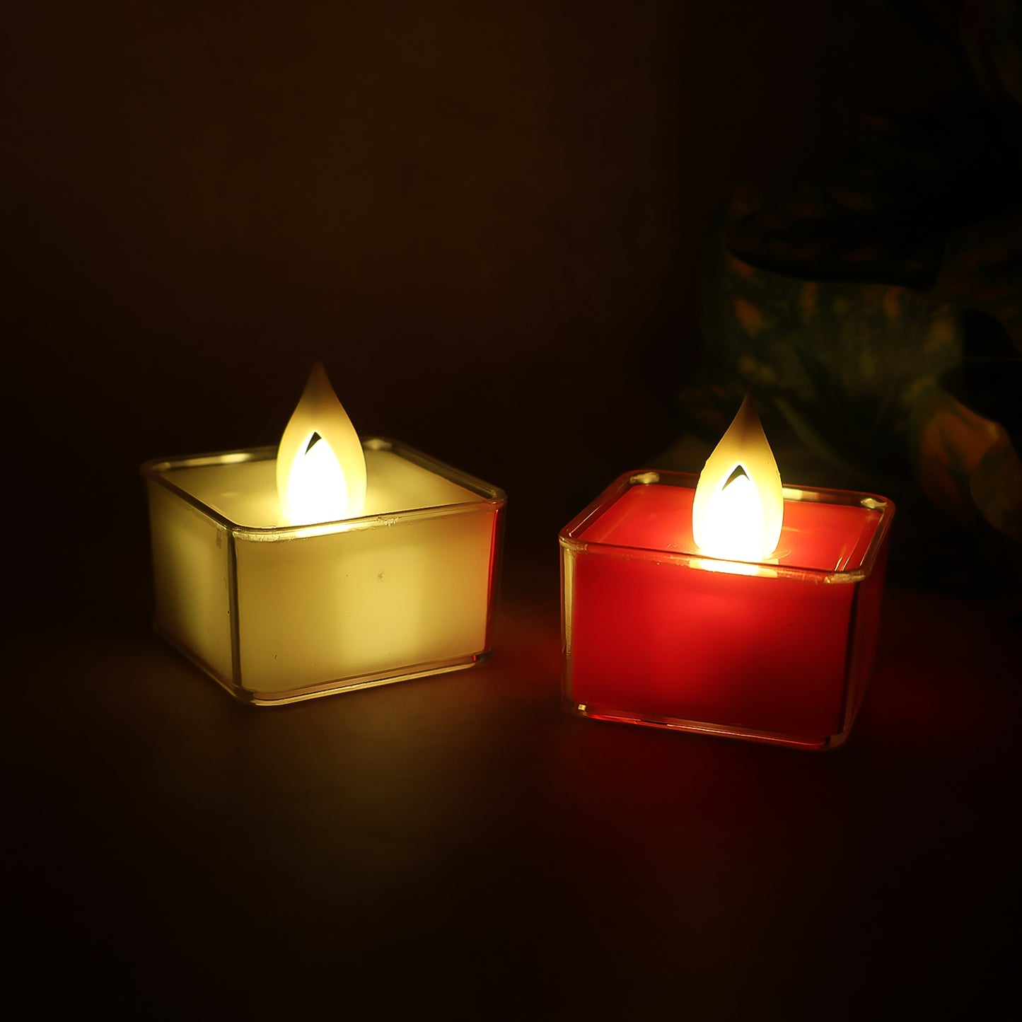 Led Flameless Decorative Tealight Candles - (9 Pc  Set)