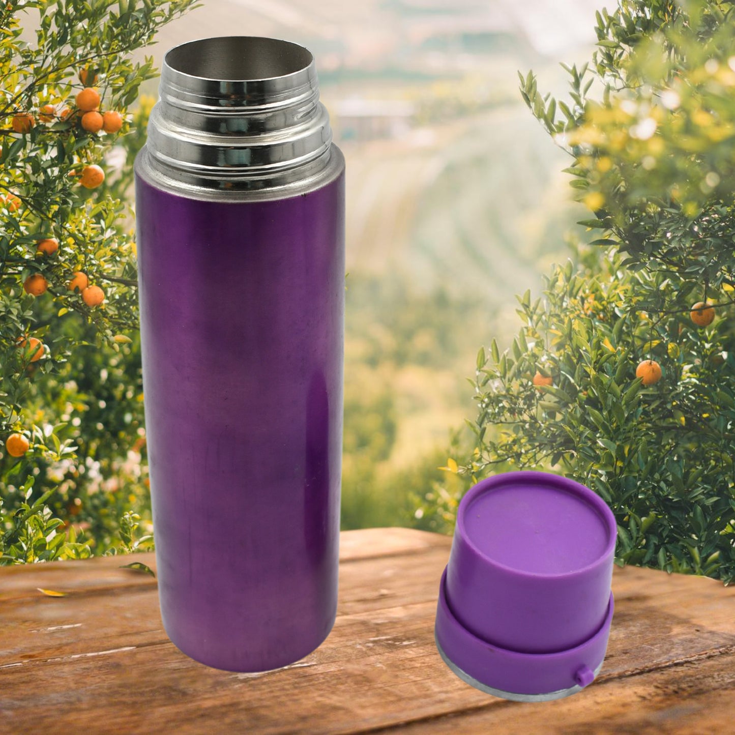 12765 Stainless Steel Water Bottle Leak Proof Rust Proof Hot  Cold Drinks Gym Sipper Bpa Free Food Grade Quality Steel Fridge Bottle For Office  Gym  School (500 Ml Approx)