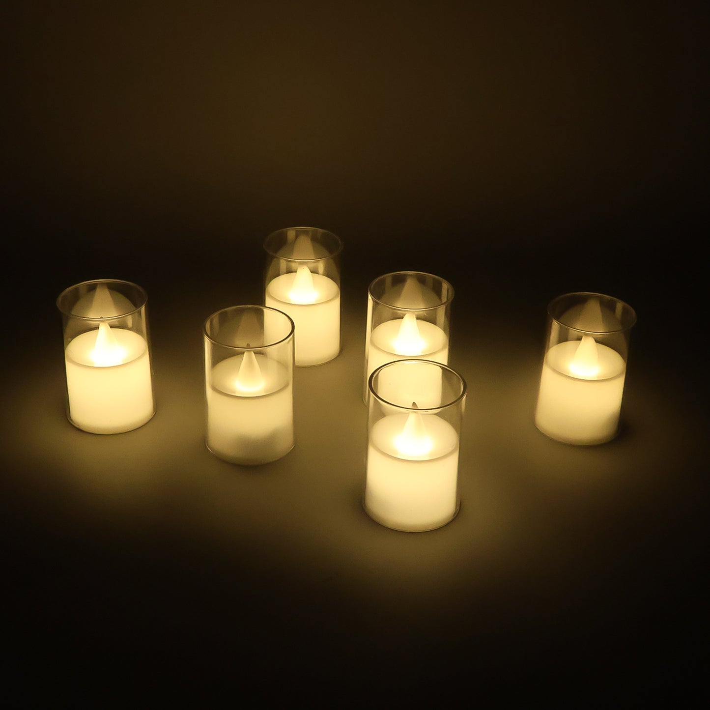 Flameless Led Votive Candles - (Set)