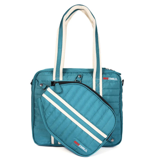 North Strong Split Pro Tetron Pickleball Bag With USB Charging Port Cyan