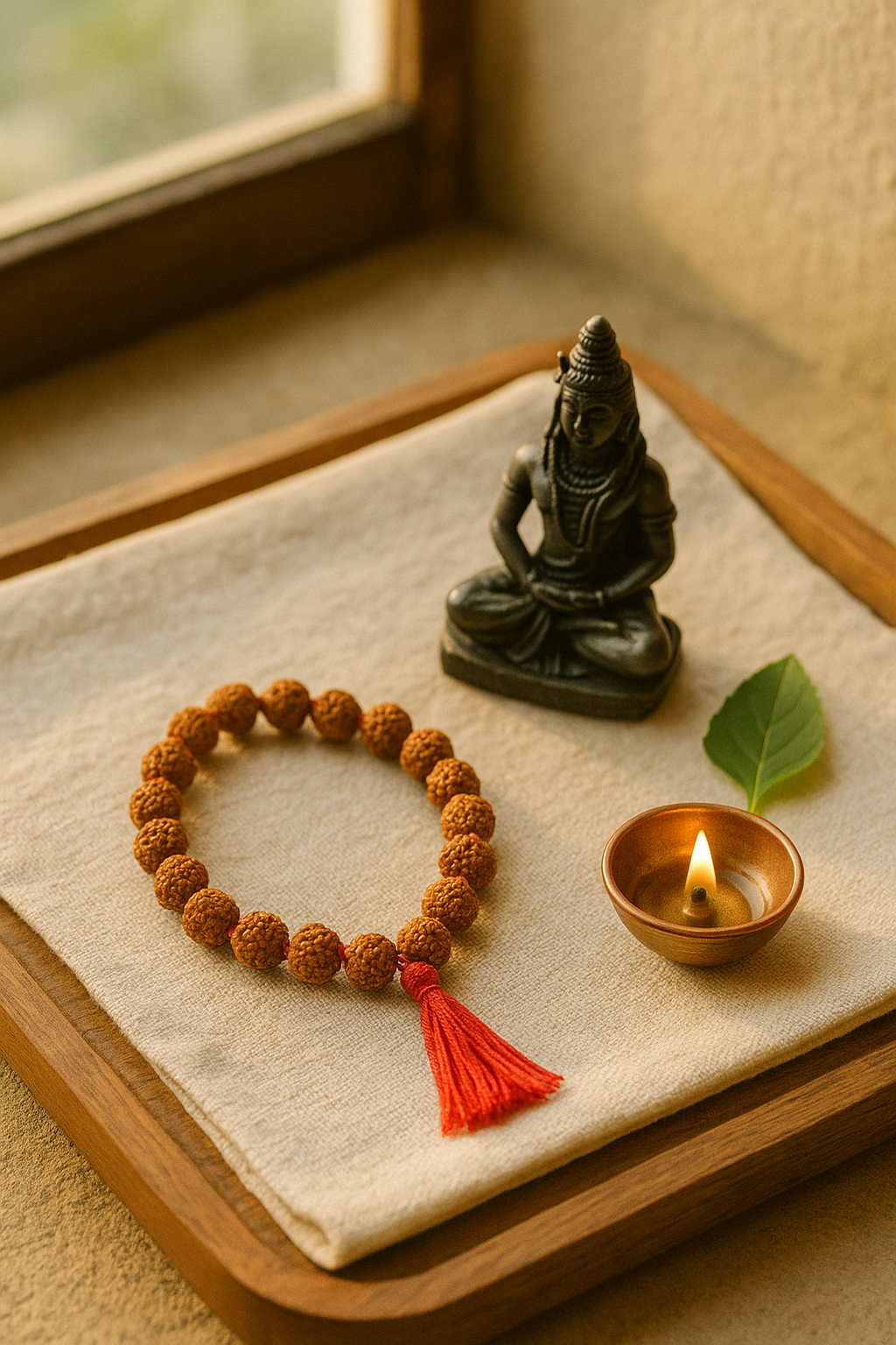 Rudraksha Pocket Mala | Natural 5 Mukhi | Ideal for Travel & Quick Japa