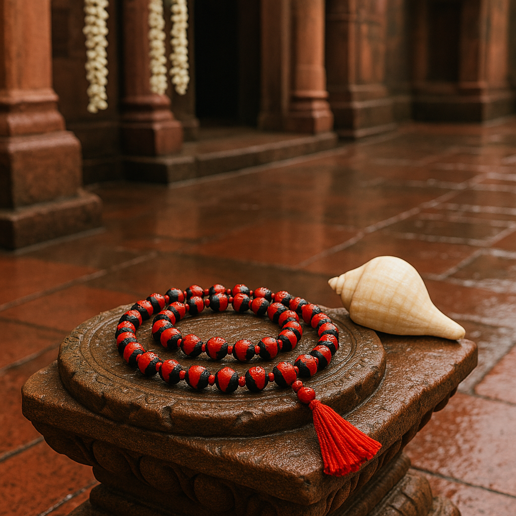 Gunja Mala – 108 Beads | For Hanuman Worship & Tantric Protection