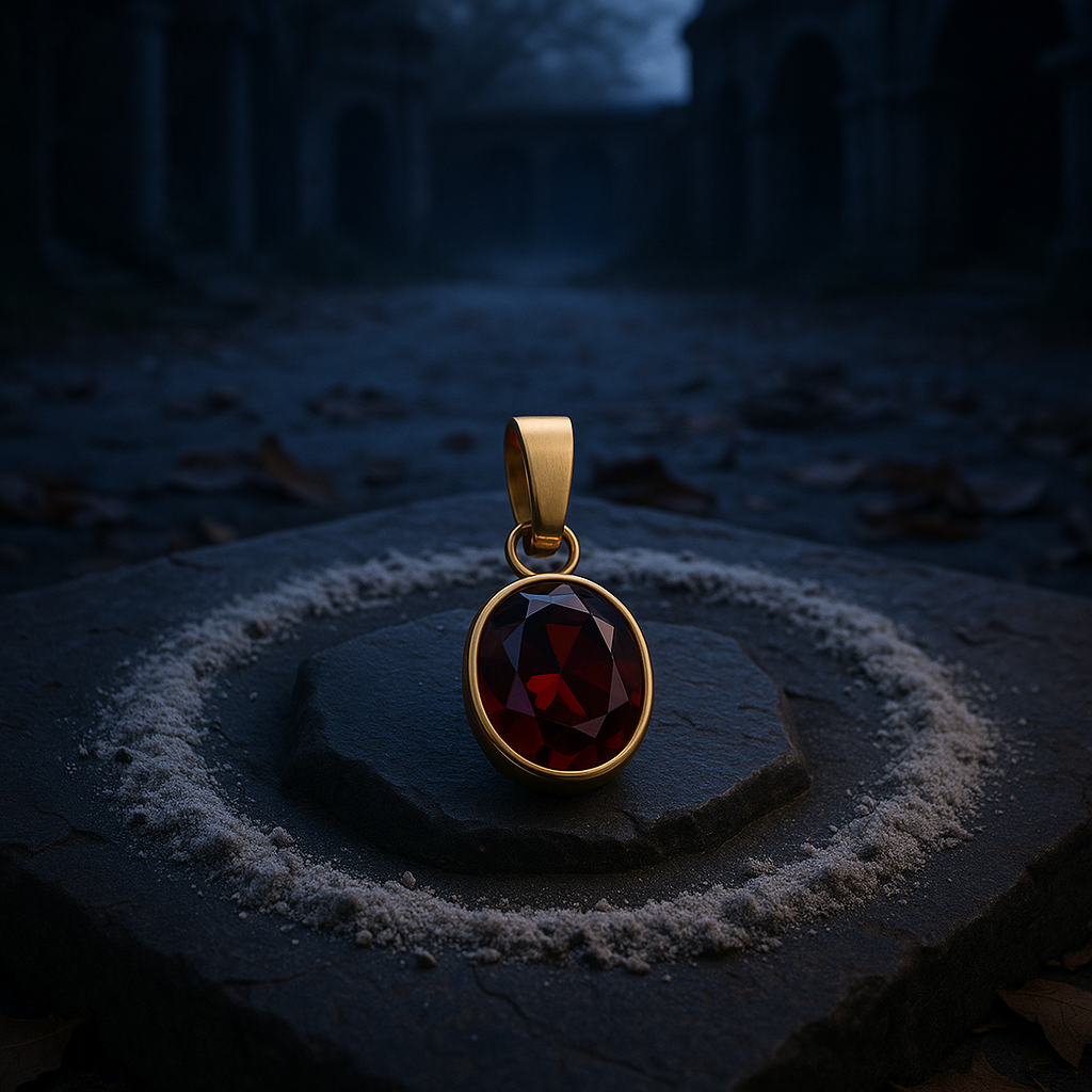 Gomed Panchdhatu Pendant – Rahu Planet Remedy | Lab Certified