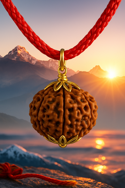 Aath Mukhi Rudraksha (Lab Certified)