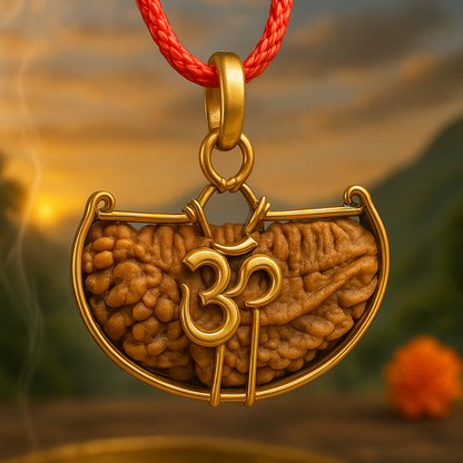Ek Mukhi Rudraksha (Om Shape)