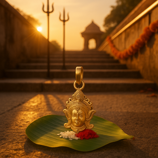 Nav Durga Panchdhatu Pendant – Divine Protection & Energy | Lab Certified