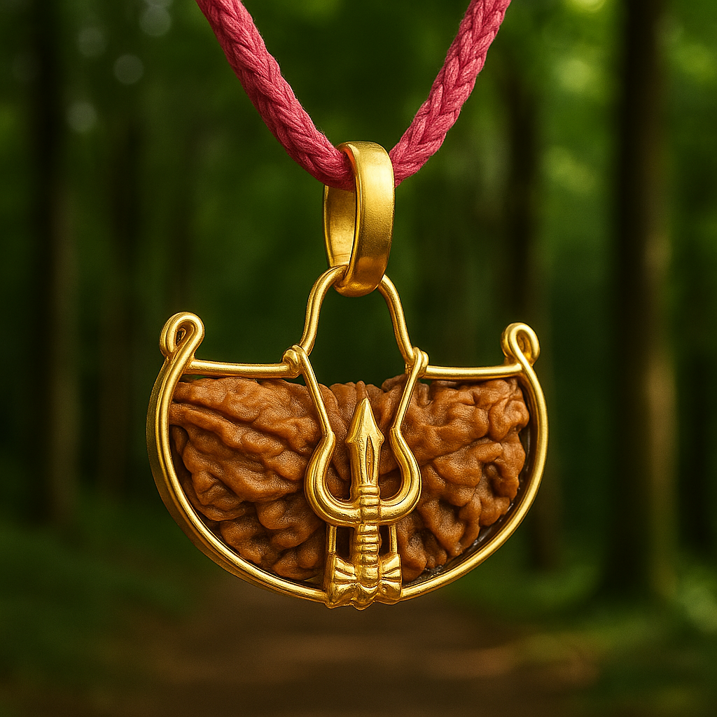 Ek Mukhi Rudraksha (Trishul Shape)