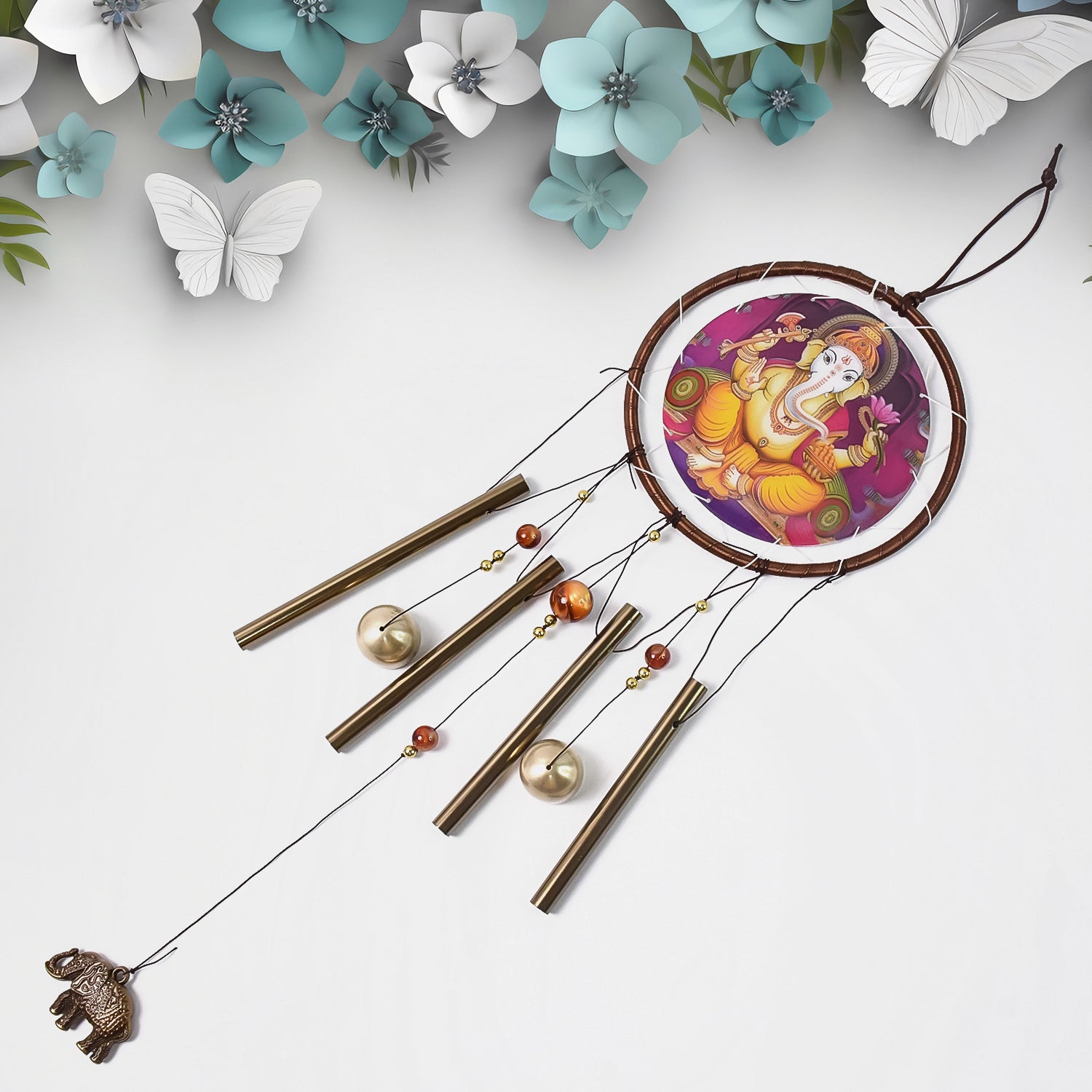 Lord Ganesh Wind Chimes Outdoor Hanging Wind Chime (1 Pc)