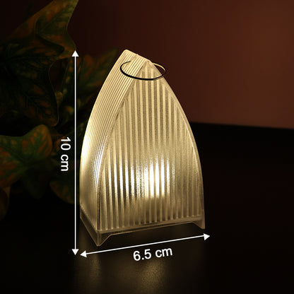 Transparent Decorative Led Candle Lights (24 Pc)