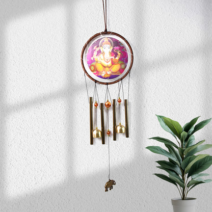 Lord Ganesh Wind Chimes Outdoor Hanging Wind Chime (1 Pc)