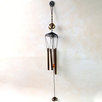 Metal Wind Chime With Om Symbol (1 Pc)