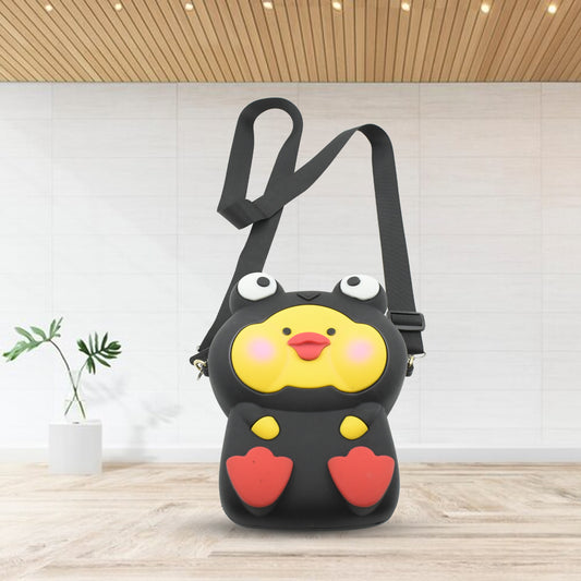Cute Cartoon Girls Backpack Shoulder Bag Purse Portable Mini Silicone Handbag Girls Childrens Bagpurse For For Girls Women Gift Girls Bag Accessories (1 Pc Mix Color )