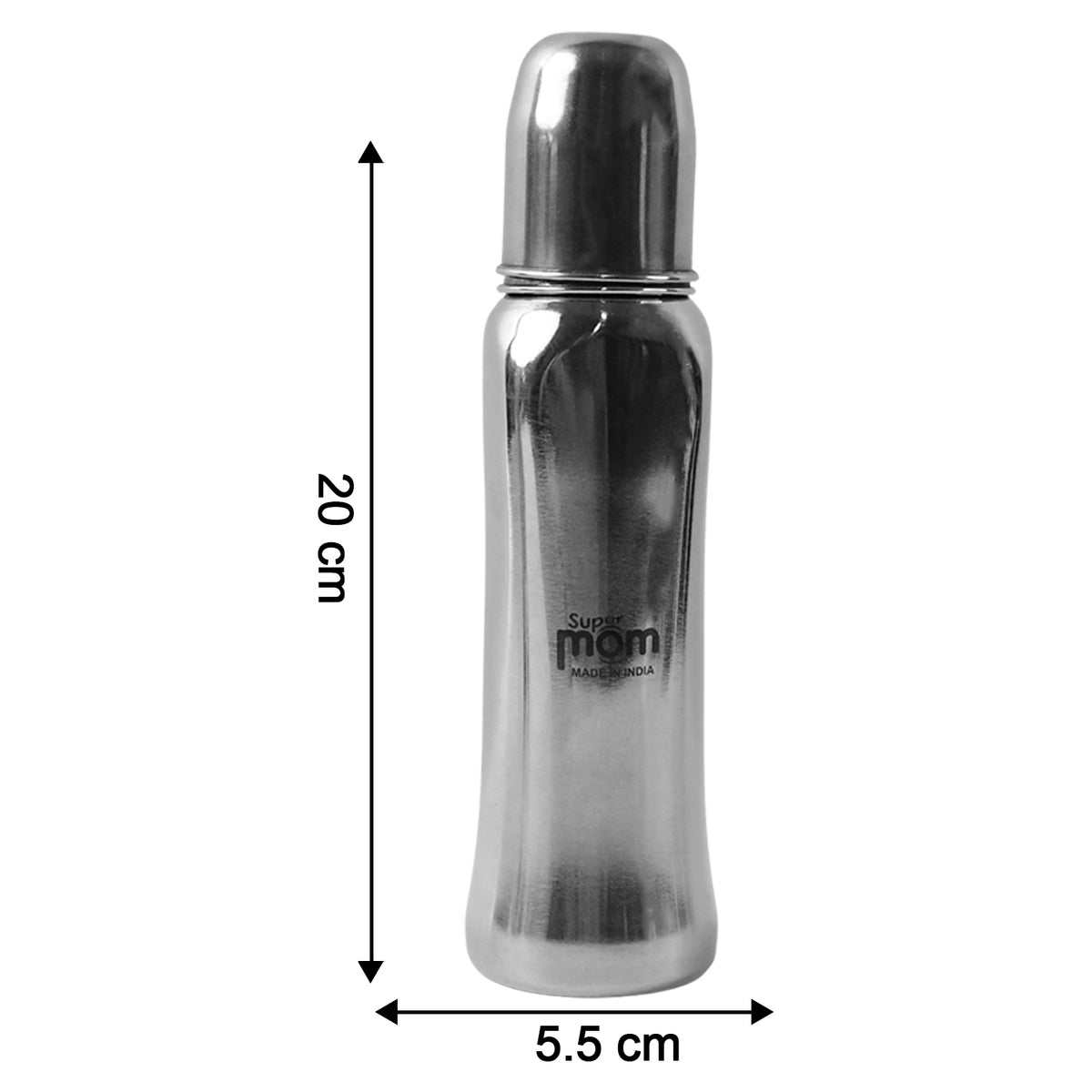 Supermom Lion Stainless Steel Feeding Bottle  250ml