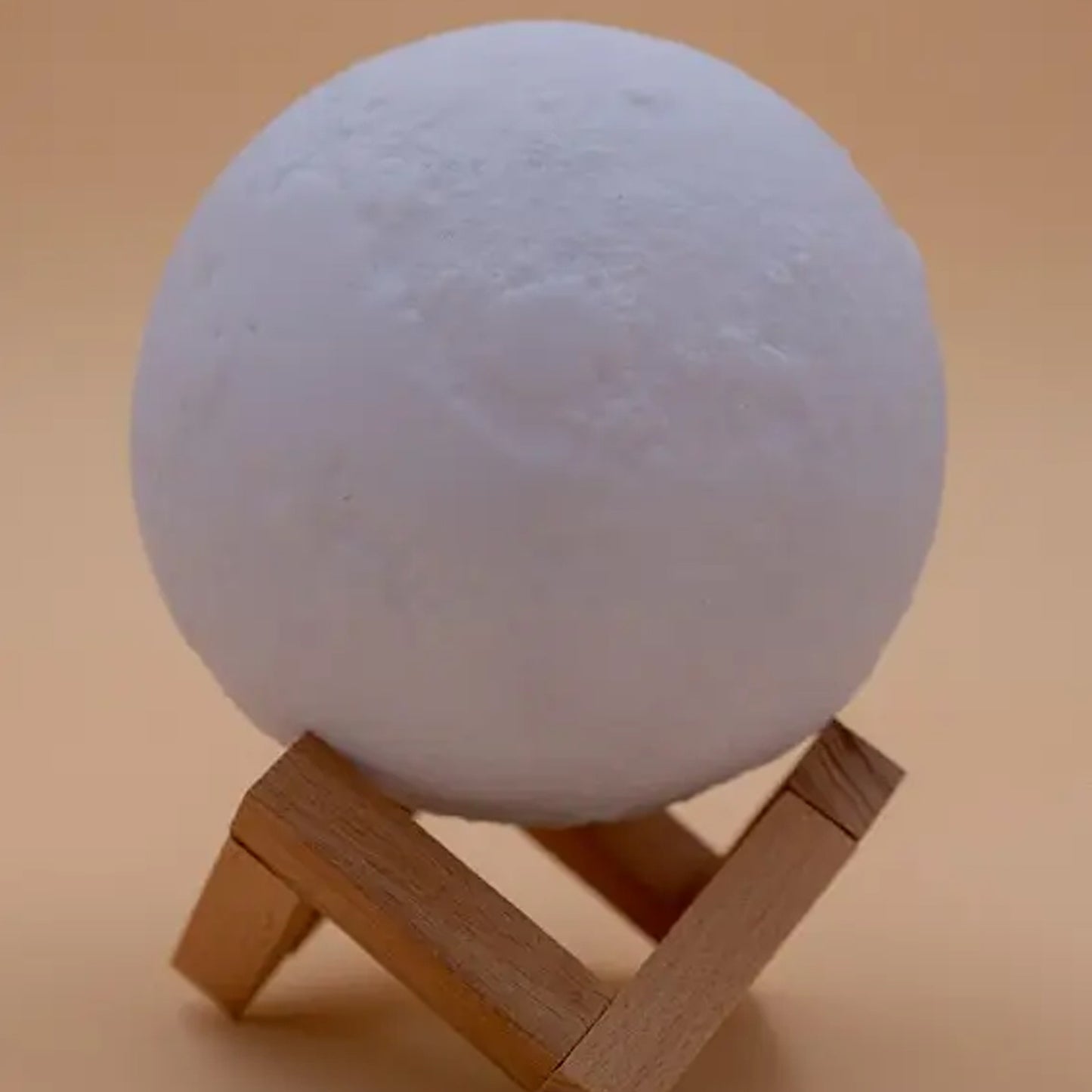 3d 2 In 1 Led Printed Moon Lamp  Aroma Diffuser (1 Pc)